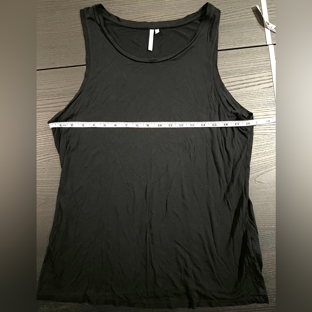 Banana Republic Longline Soft Tank Black XL - Picture 4 of 6